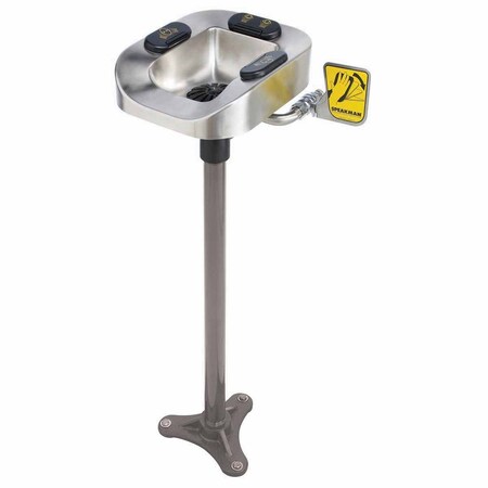 Speakman Eye/Face Wash Station, Floor Mounted, 0.0 H., 0.0 W SE-1155-HFO-HS
